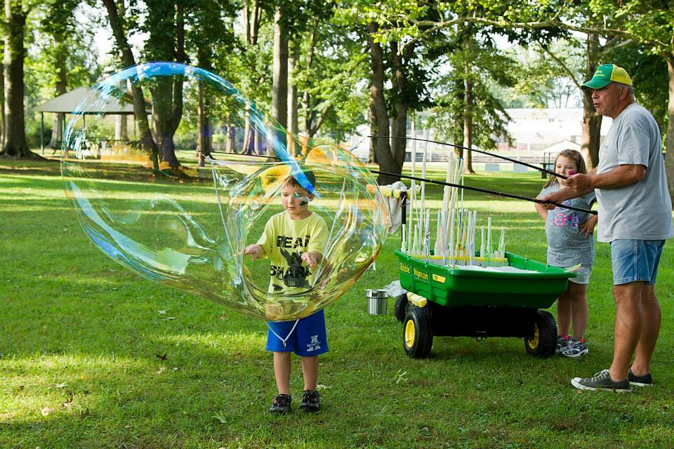 Giant bubble fun
